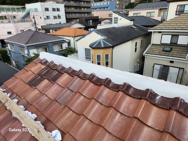 なんばん漆喰による丁寧な積み上げ